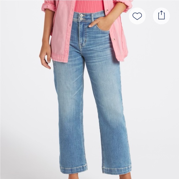 studio blue Denim - Denim Co. Women's Light Blue Relaxed Jeans